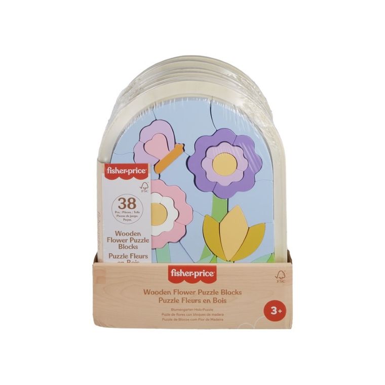 Fisher-Price, Flori, puzzle din lemn