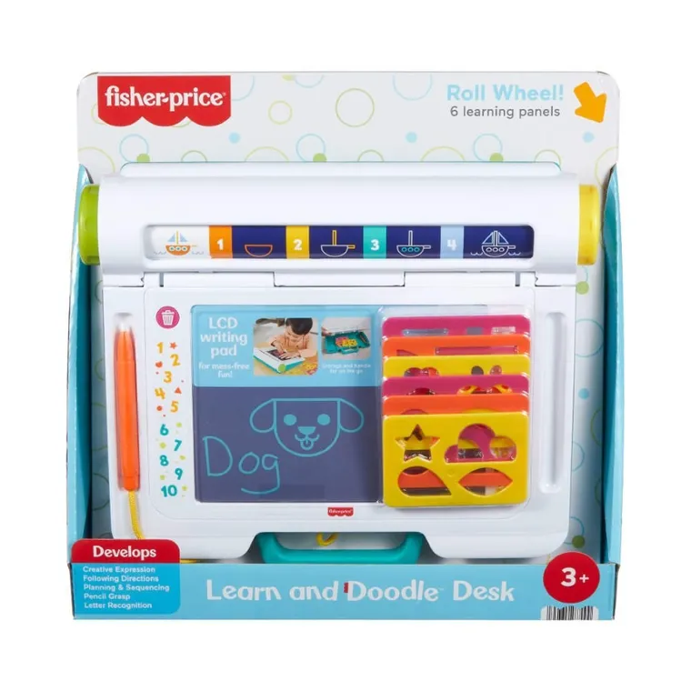 Fisher-Price, Learn & Doodle Desk, jucarie educativ