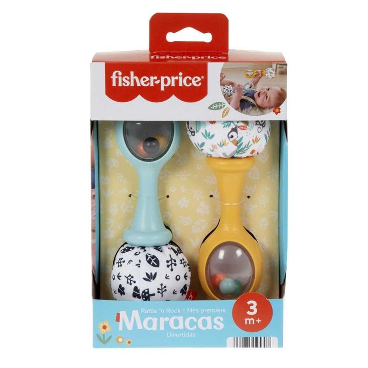 Fisher-Price, Maracas, jucarie senzoriala pentru bebelusi