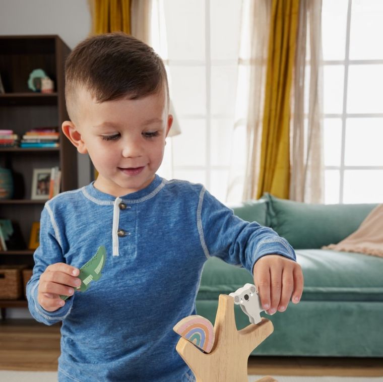 Fisher-Price, Wooden Balance Tree, jucarie din lemn