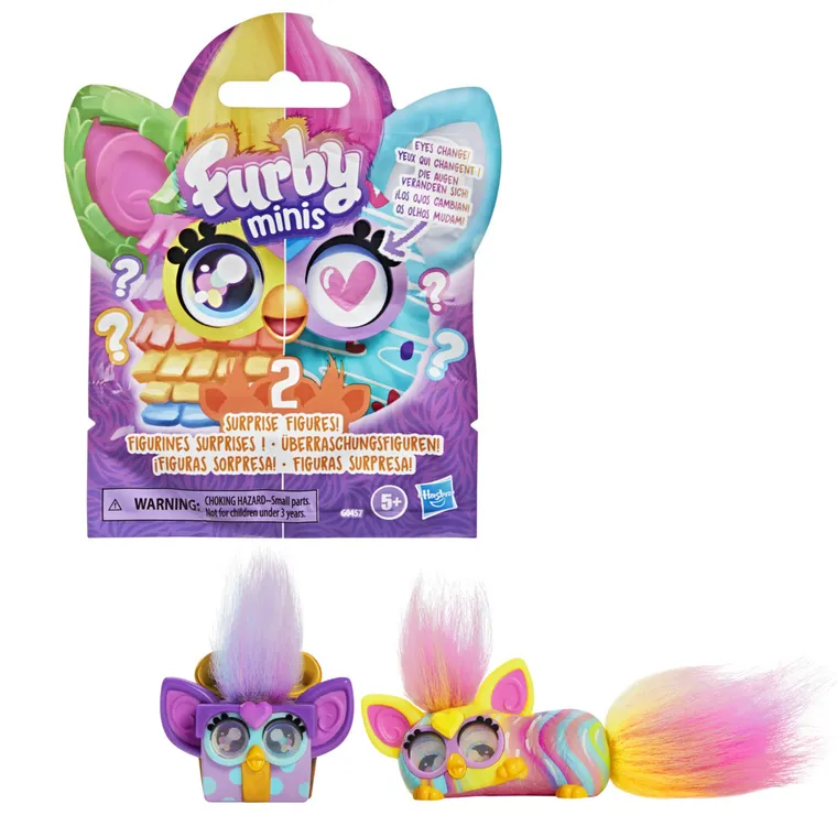 Furby Mini, pachet de 2 figurine surprize, 1 buc.