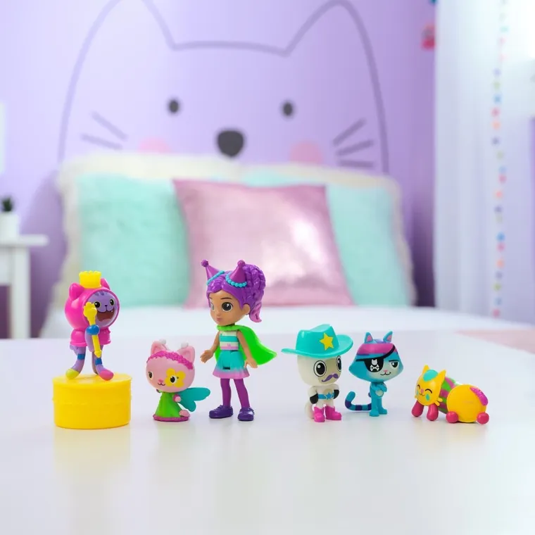 Gabby's Dollhouse, set de figurine, 6 buc.