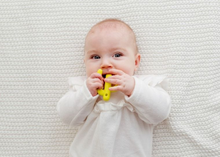 GiliGums, Cactus, jucarie dentitie din silicon, verde