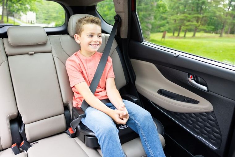 Graco, Booster Basic, I-size, scaun auto, 135-150 cm, Midnight