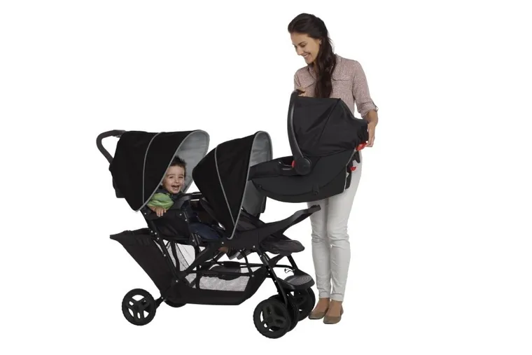 Graco, Stadium Duo, carucior sport dublu, Black Grey