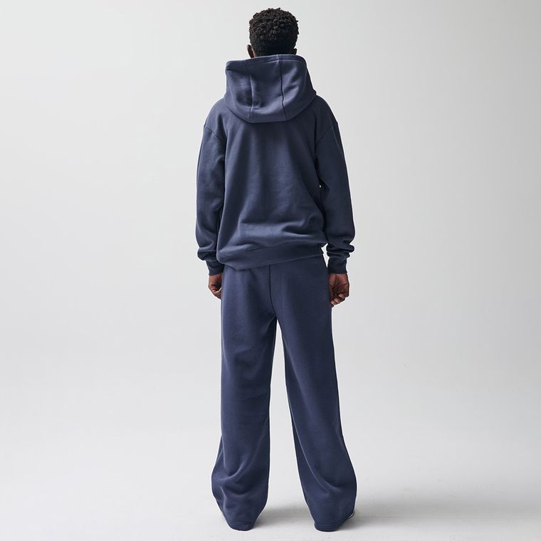 Hanorac basic bleumarin cu croiala oversize NOWEAR