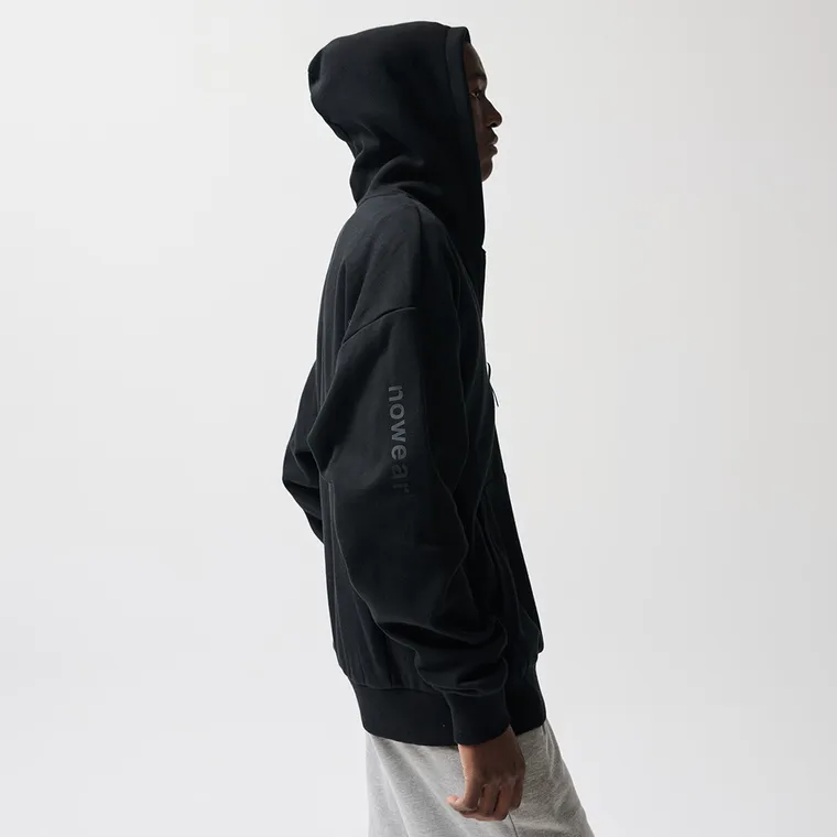 Hanorac oversize cu fermoar NOWEAR