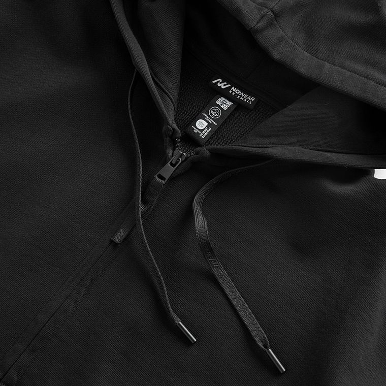 Hanorac oversize cu fermoar NOWEAR