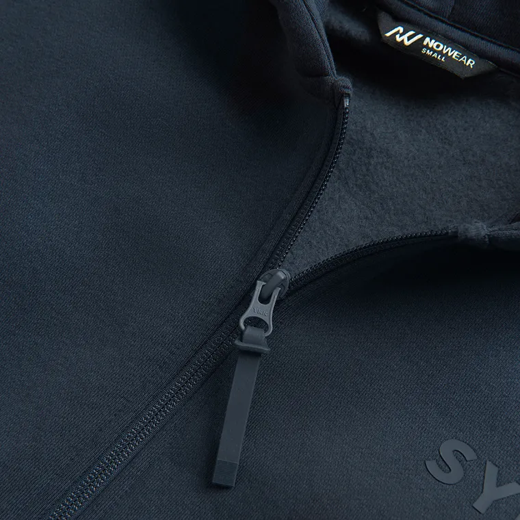 Hanorac oversize cu fermoar unisex NOWEAR