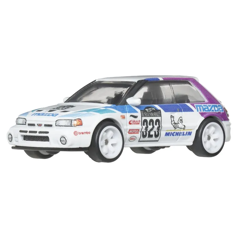 Hot Wheels, Car Culture, Mazda 323 GTR, masina, scara 1:64, JKF17