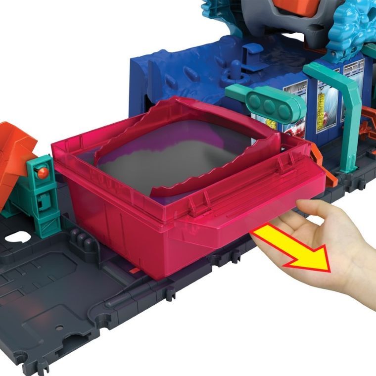 Hot Wheels City, Ultra Shark Car Wash, set de joaca
