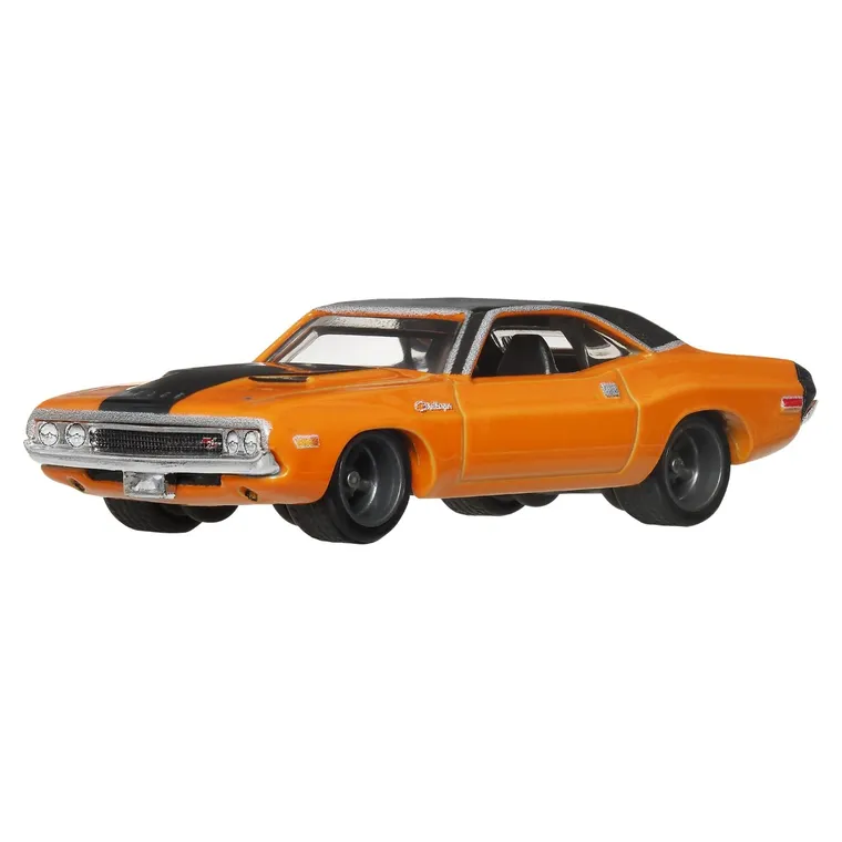 Hot Wheels, Fast & Furious, 1970 Dodge Challenger R/T, masina Premium, scara 1:64, JHW64