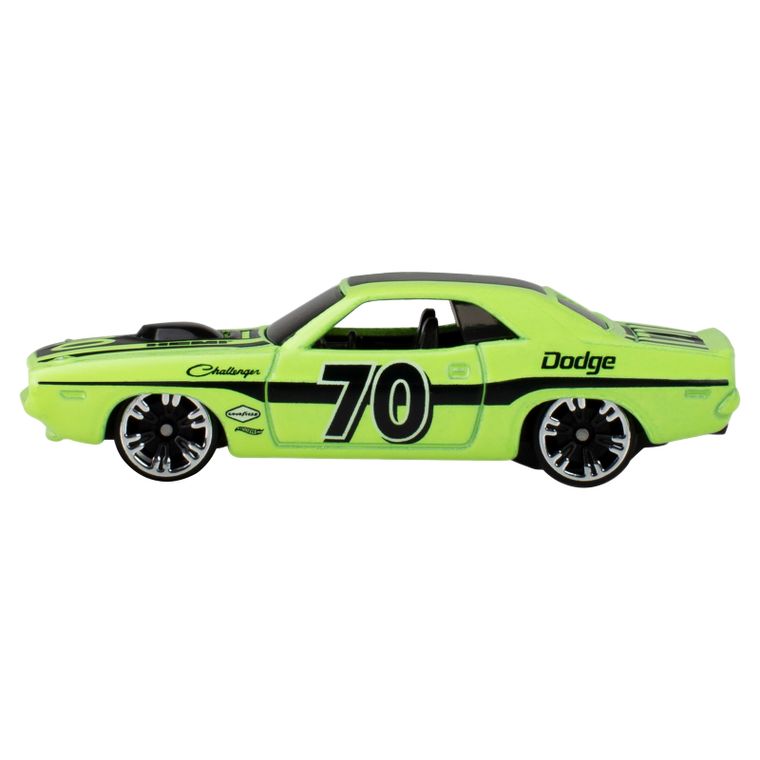 Hot Wheels, Neon Speeders, '70 Dodge Hemi Challenger, masina, scara 1:64, JKX97
