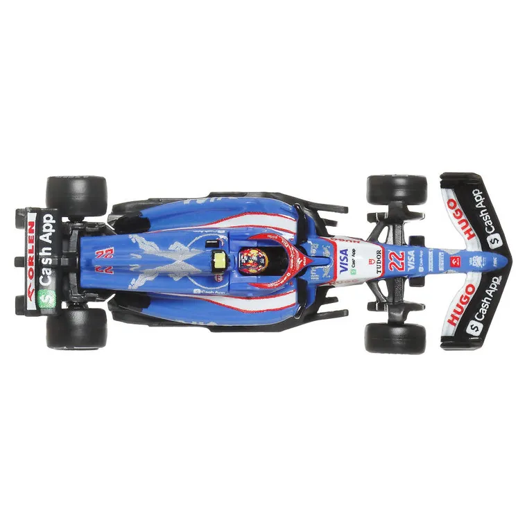 Hot Wheels, Premium, Formula 1, Visa Cash App Racing Bulls Formula One Team (#22), masina, JBM14