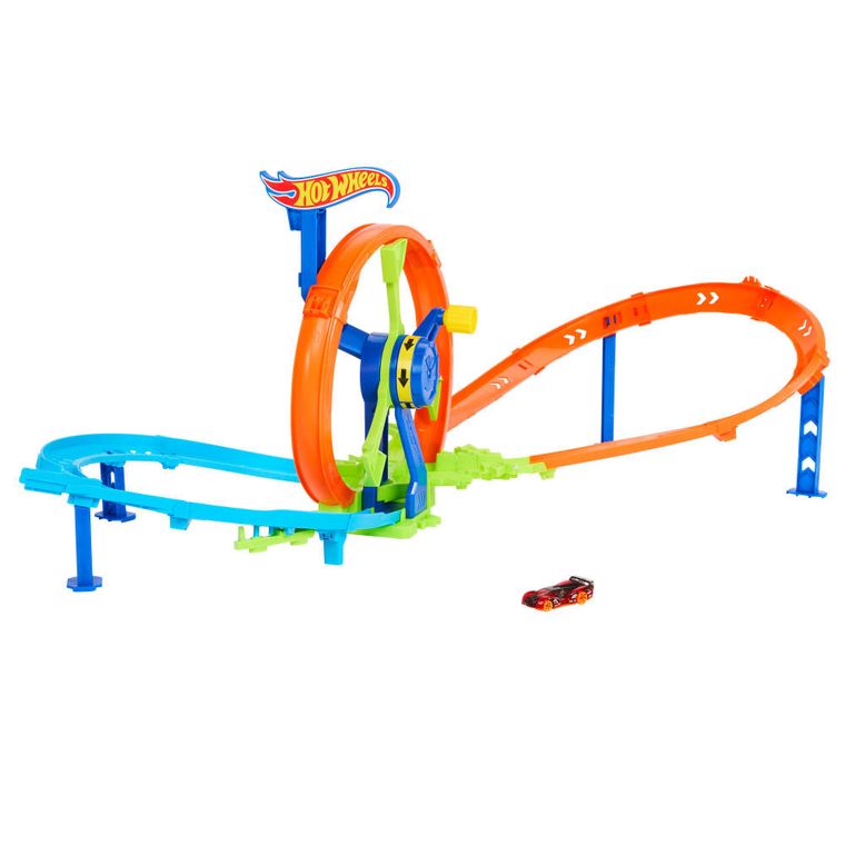 Hot Wheels, Rapid Launch & Loop, set de joaca cu masina