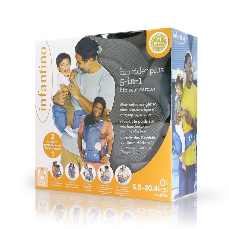 Infantino, marsupiu port-bebe cu sezut, 5in1