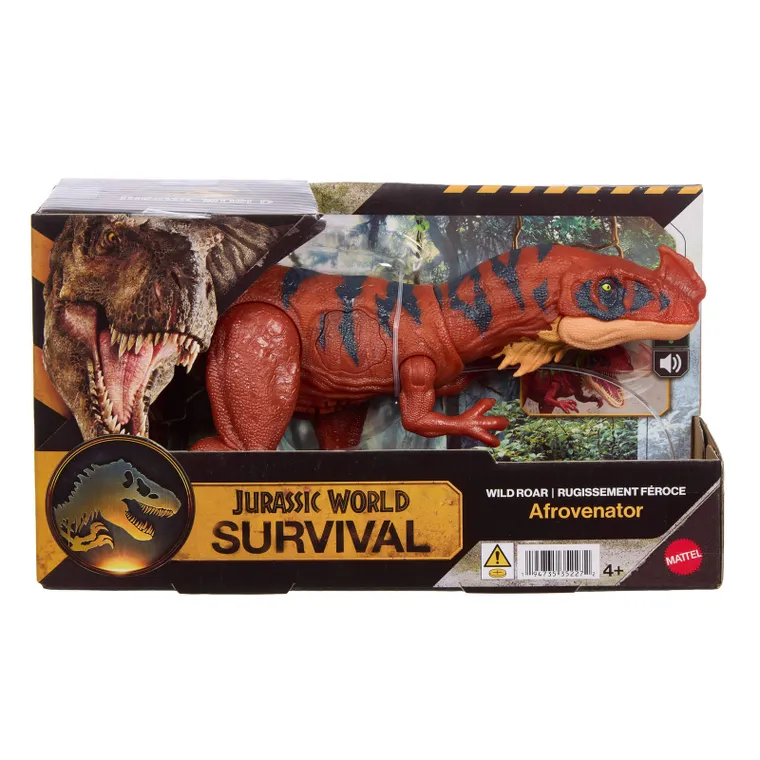 Jurassic World, Afrovenator, dinozaur care rage, figurina