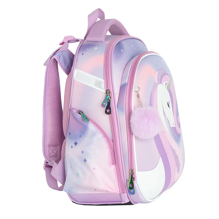 Kayokki, ghiozdan, 1 compartiment, unicorn, violet