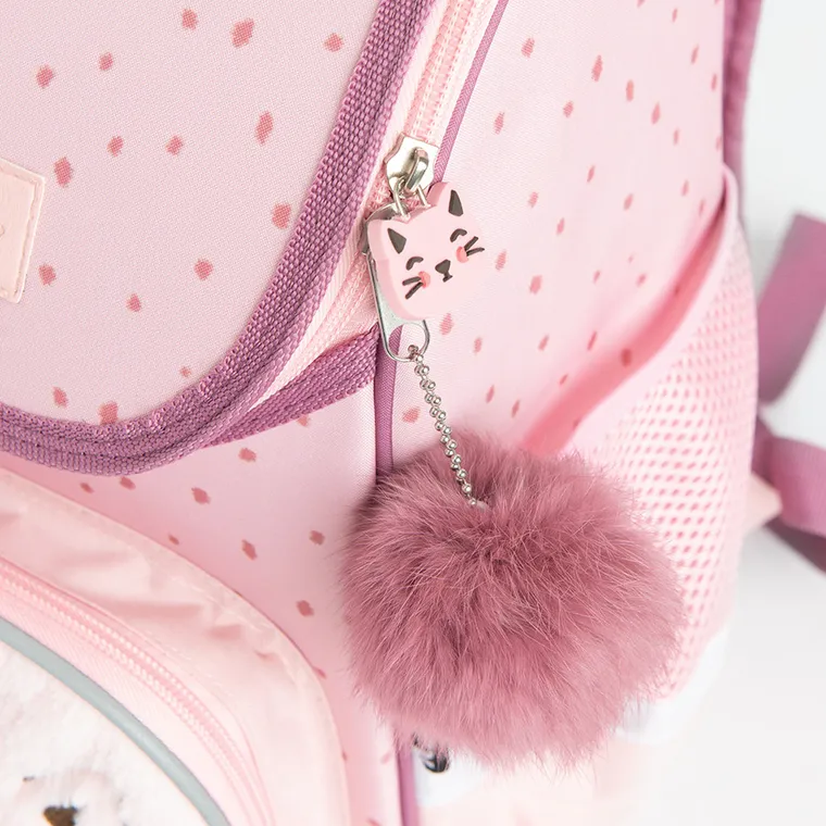 Kayokki, ghiozdan, roz, pisica