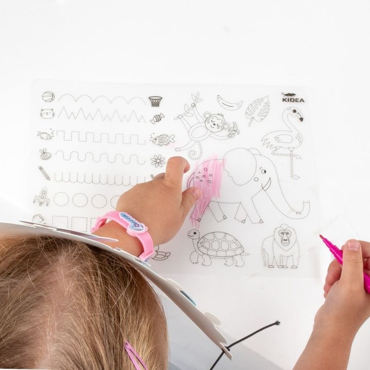 Kidea, Animale, Servieta interactiva, set creativ