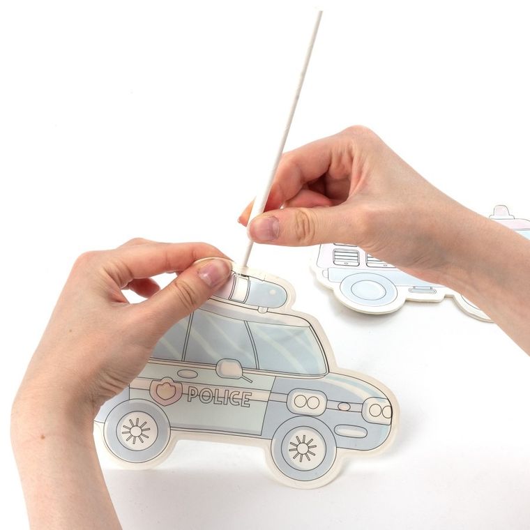 Kidea, Magic vehicule 3D pictate cu apa, set creativ