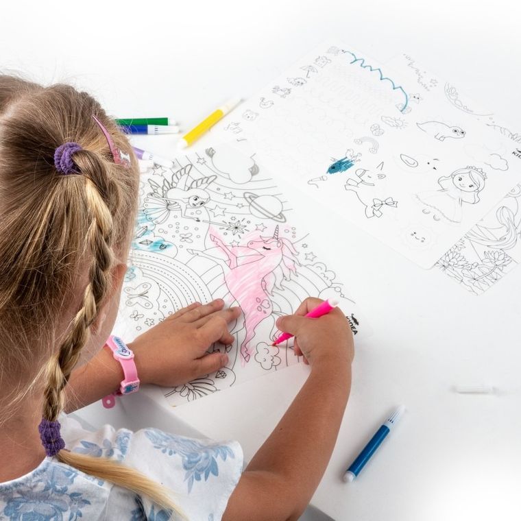 Kidea, Printese, Servieta interactiva, set creativ