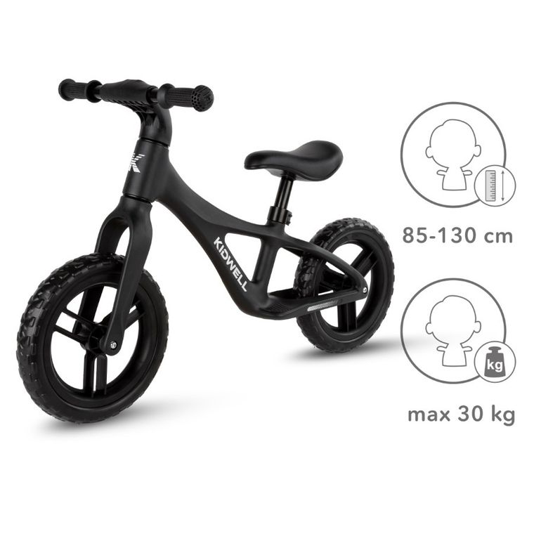 Kidwell, Jogo, bicicleta fara pedale, Black