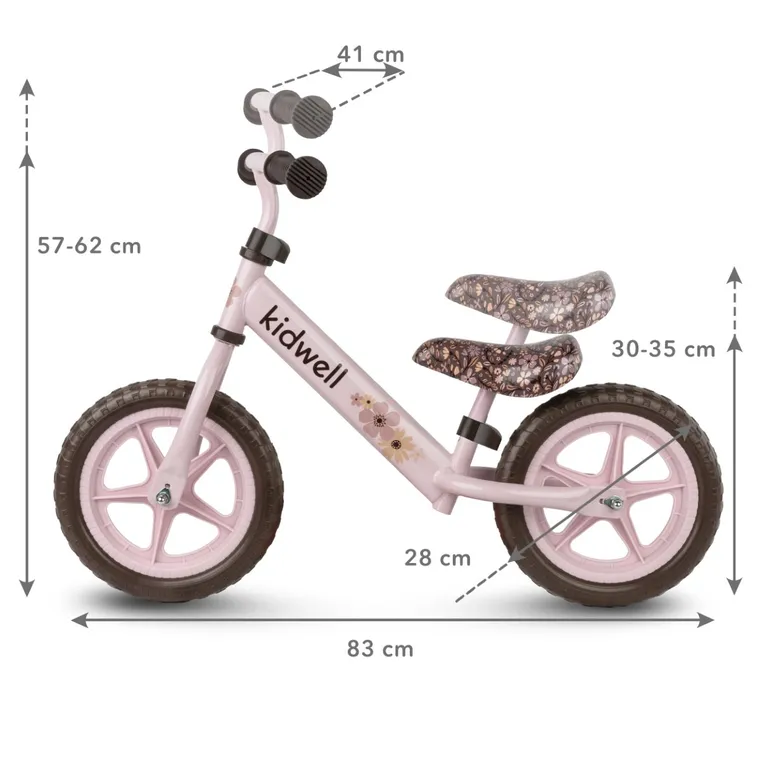 Kidwell, Rebel, bicicleta fara pedale, Flori