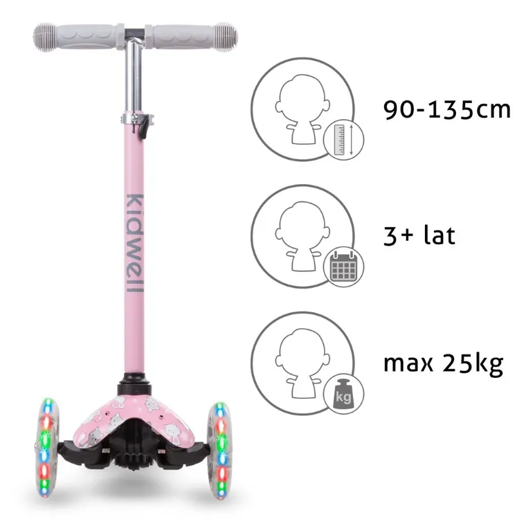 Kidwell, Uno, trotineta cu 3 roti, cats