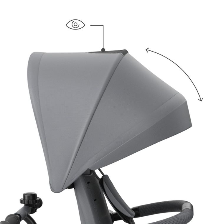 Kinderkraft, Aston 2 Plus, tricicleta 6in1, gri