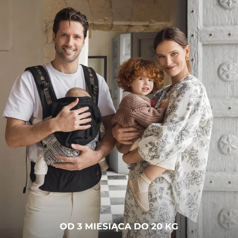 Kinderkraft, Bizuu, Huggy, marsupiu ergonomic, Dune Whisper