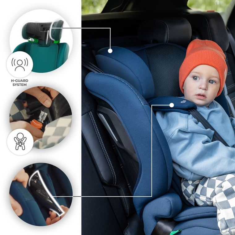 Kinderkraft, Comfort Up 2 Plus, i-Size, scaun auto, green, 100-150 cm