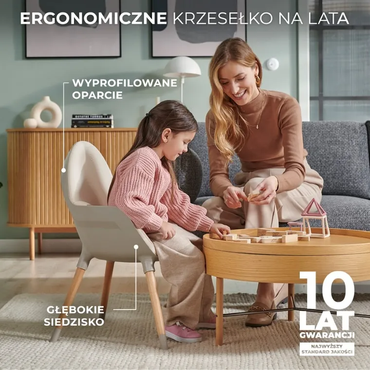 Kinderkraft, Fini 2, scaun de masa, verde