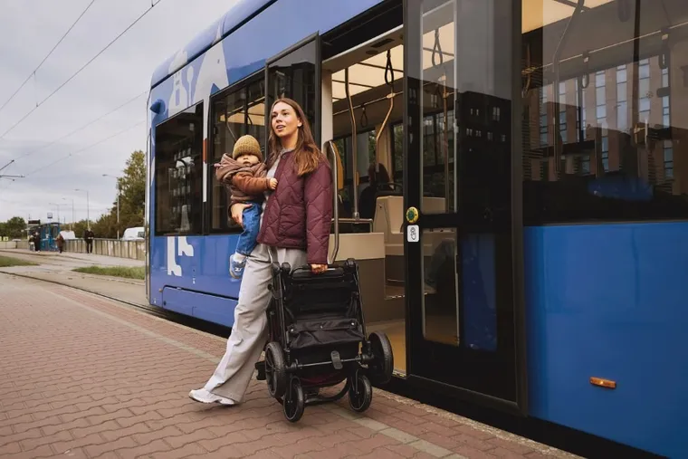 Kinderkraft, Grande 2, Carucior compact, Dark Ruby