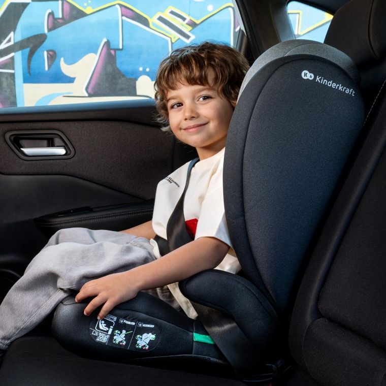 Kinderkraft, I-Spark 2 Plus, i-Size, scaun auto, black, 100-150 cm