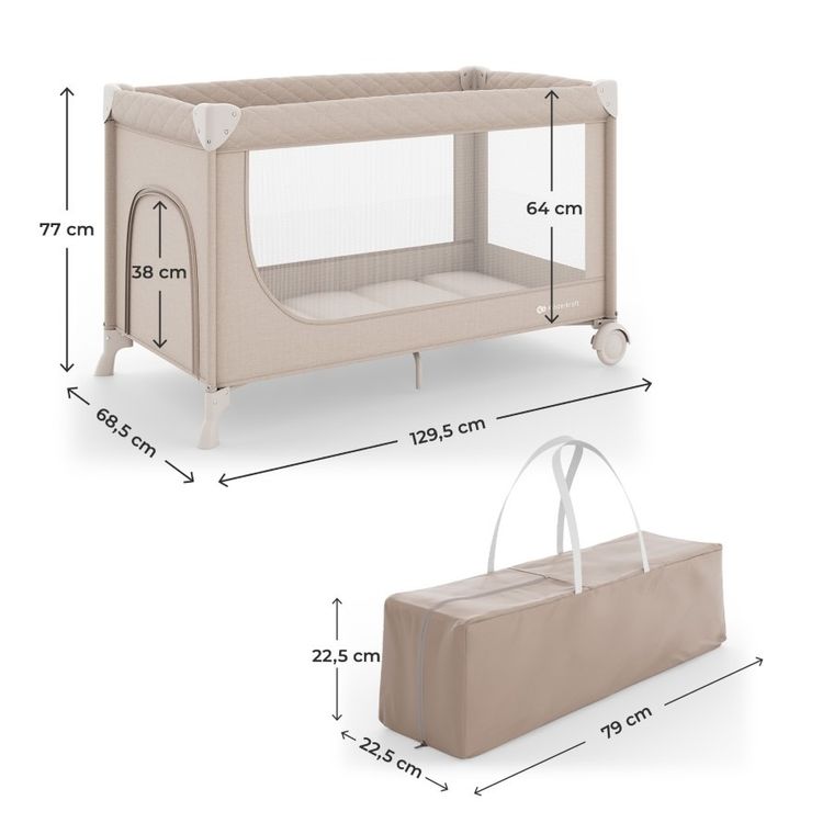 Kinderkraft, Leody Up, patut de volaj, beige