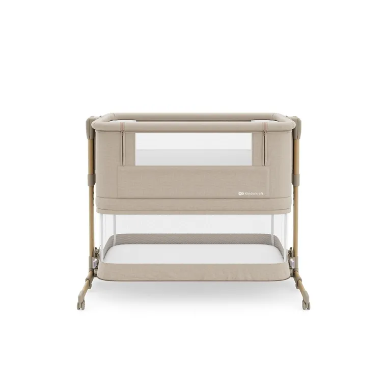 Kinderkraft, Nestee Grow 2, patut suplimentar, beige wood