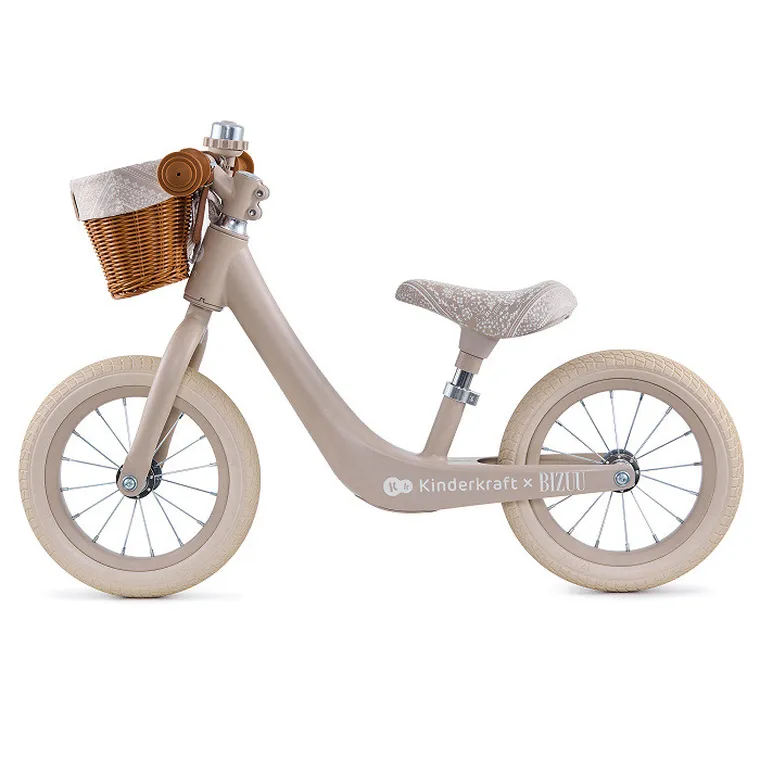 Kinderkraft, Rapid 2, BIZUU, bicicleta fara pedale, Beige