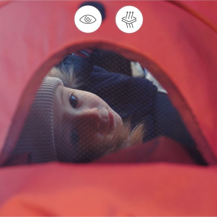 Kinderkraft, Siesta 2, carucior, Dark Ruby