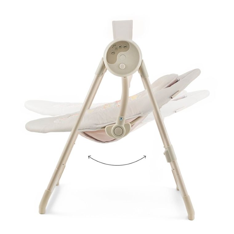 Kinderkraft, Swingee, balansoar electric pentru bebelusi, bej