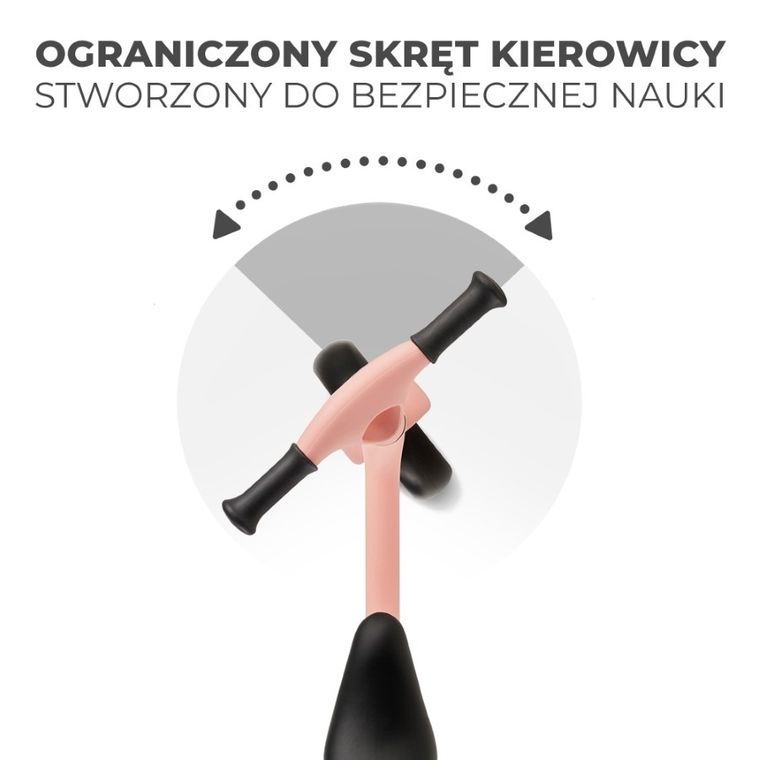 Kinderkraft, Tove, bicicleta fara pedale, Rose Pink