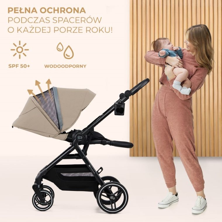 Kinderkraft, Yoxi, carucior sport, Sand Beige