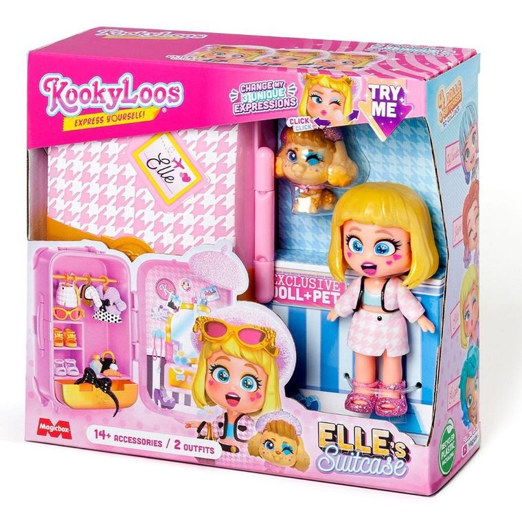 KookyLoos, Elle's Suitcase, set cu figurina