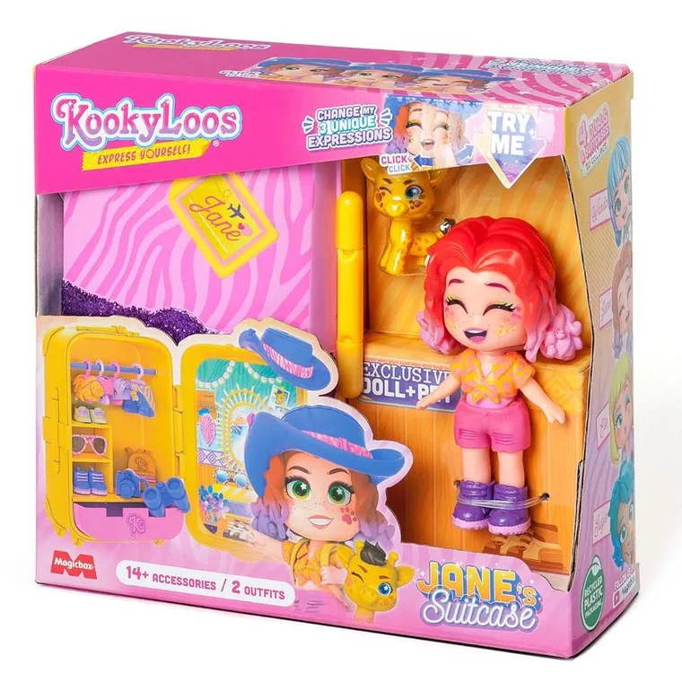KookyLoos, Jane's Suitcase, set cu figurina