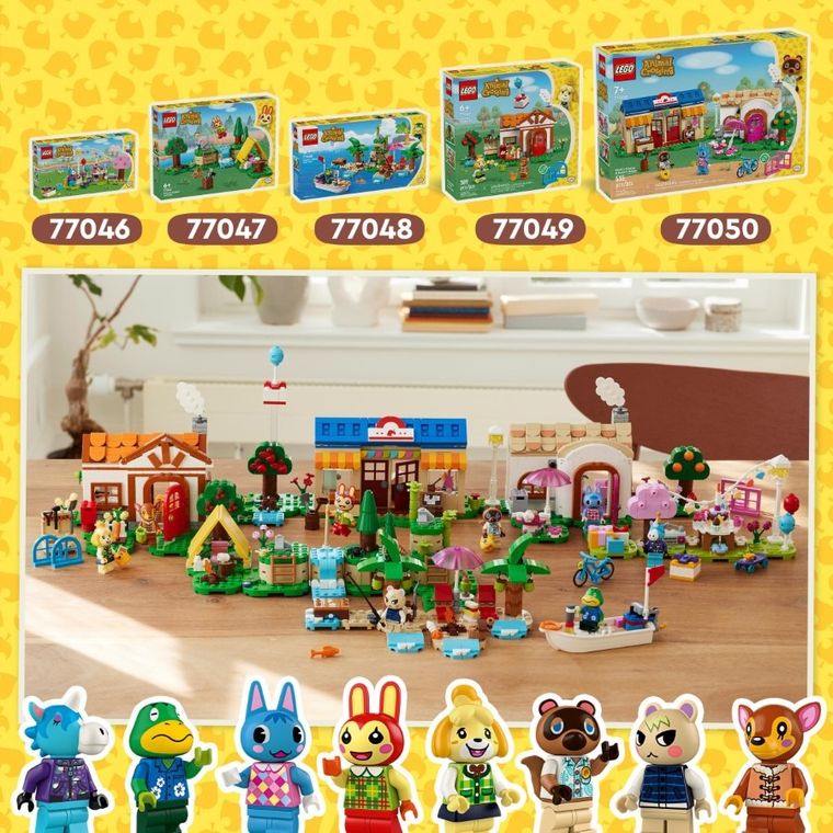 LEGO Animal Crossing, Isabelle vine in vizita, 77049