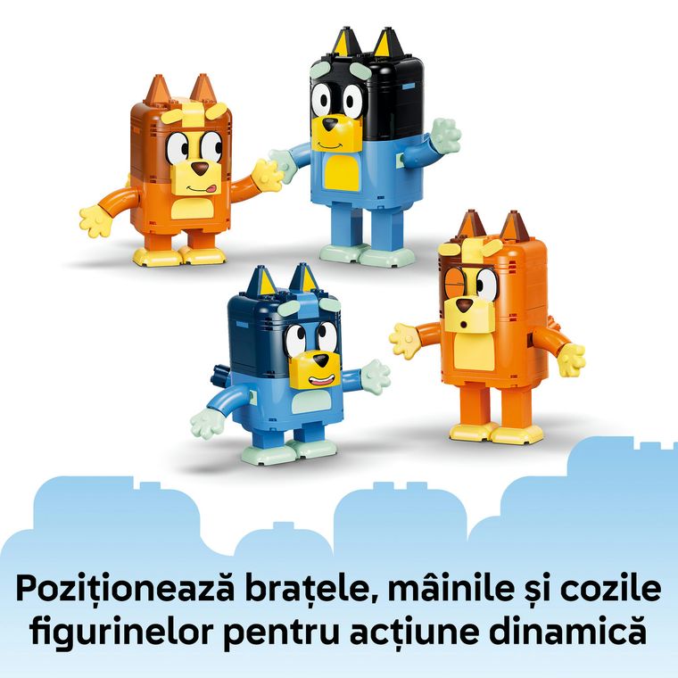 LEGO Bluey, Familia lui Blue din caramizi, 11217