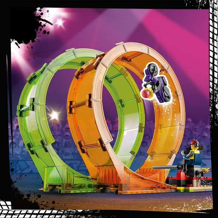 LEGO City, Arena de cascadorii cu doua bucle, 60339