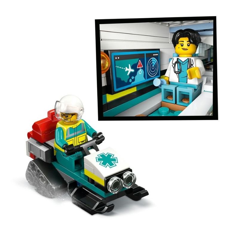 LEGO City, Avion-ambulanta pentru urgente, 60465