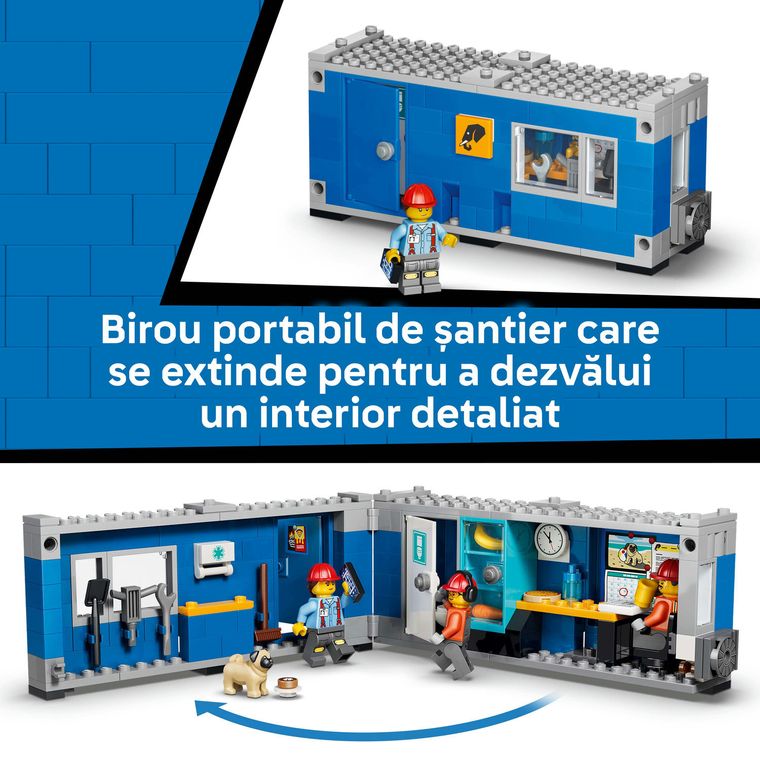 LEGO City, Camion basculant si incarcator frontal, 60494
