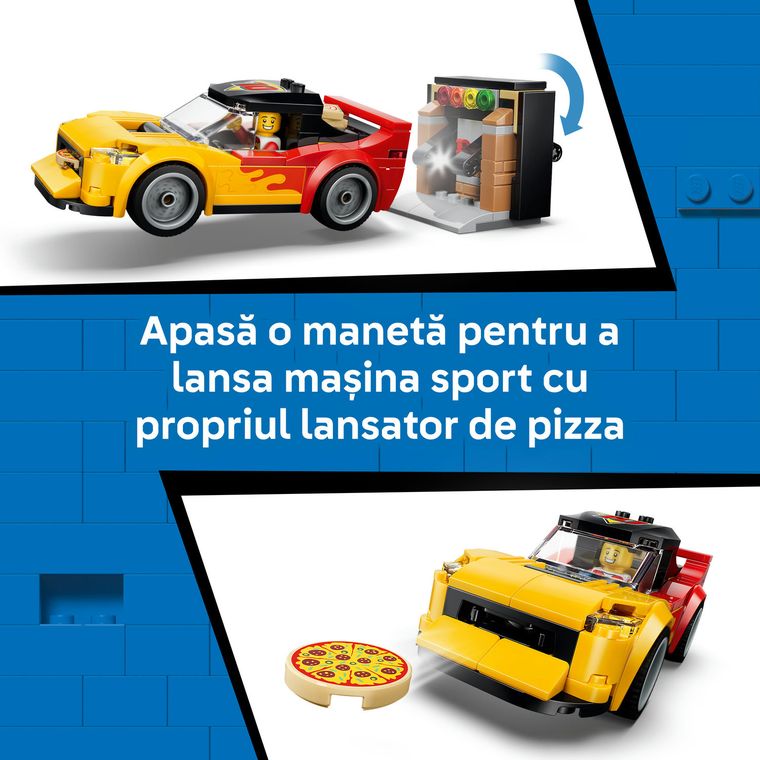 LEGO City, Experienta livrarii de pizza cu vehicule, 60496